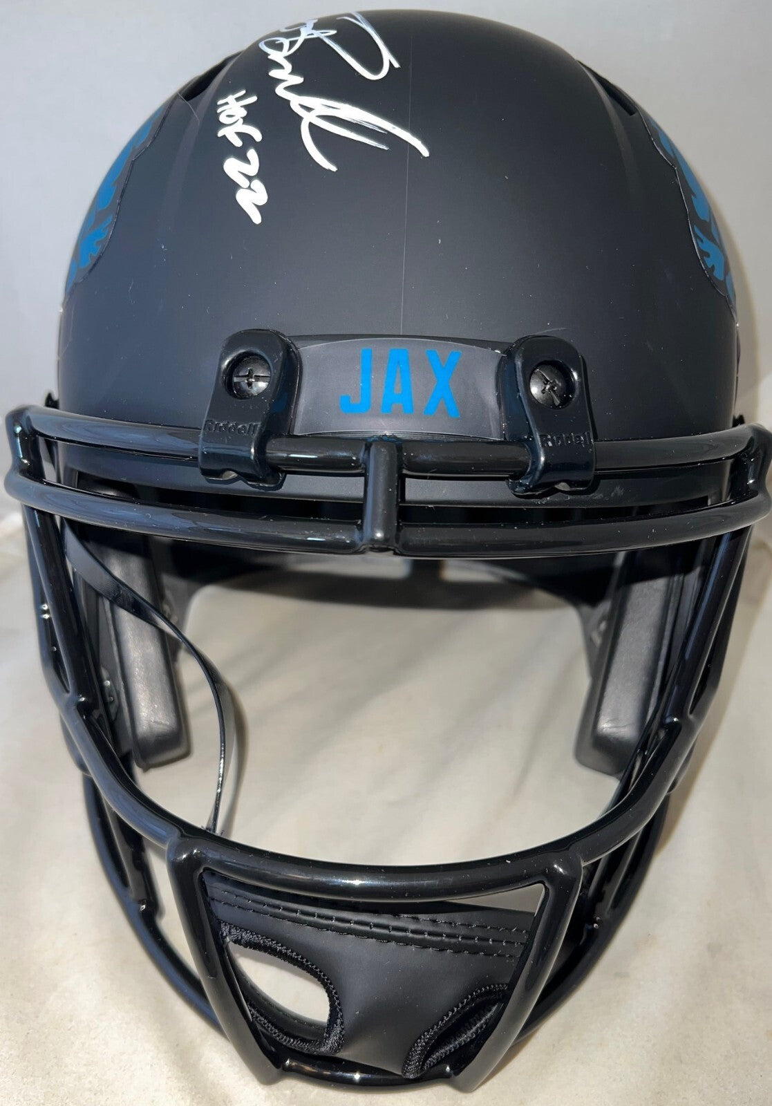 Tony Boselli signed Jacksonville Jaguars Full Size Eclipse Helmet W HOF JSA Witn