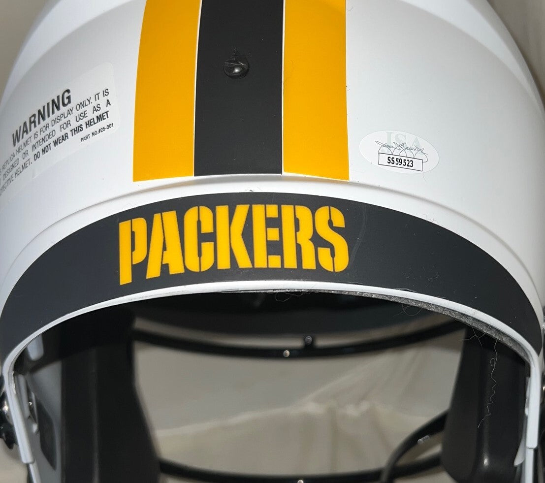 Andre Rison signed Green Bay Packers Lunar Eclipse F/S Helmet W/ Bad Moon JSA