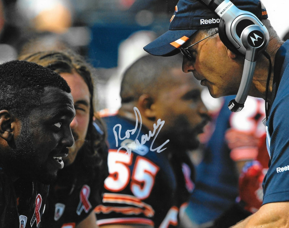 Rod Marinelli signed Chicago Bears 8x10 photo autographed 2