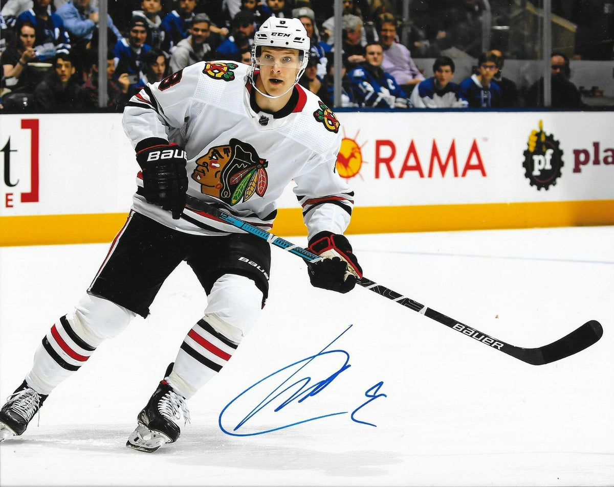 Dominik Kubalik signed Chicago Blackhawks 8x10 photo autographed Hawks 2 