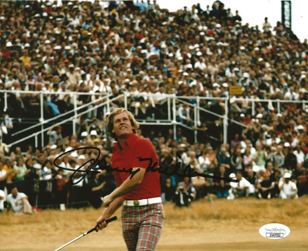 Johnny Miller PGA signed British Open 8x10 photo autographed JSA