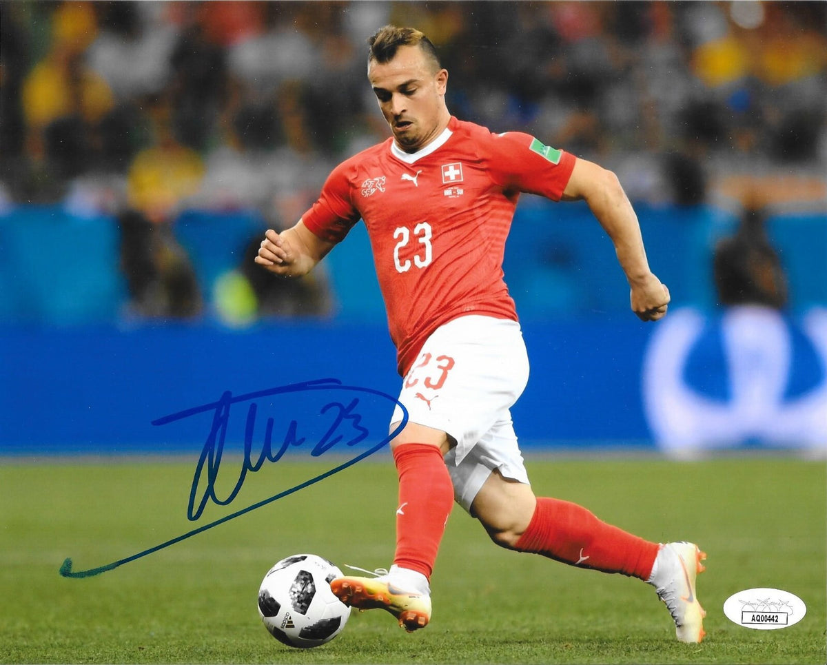 Xherdan Shaqiri Liverpool signed Switzerland 8x10 photo autographed #1 JSA