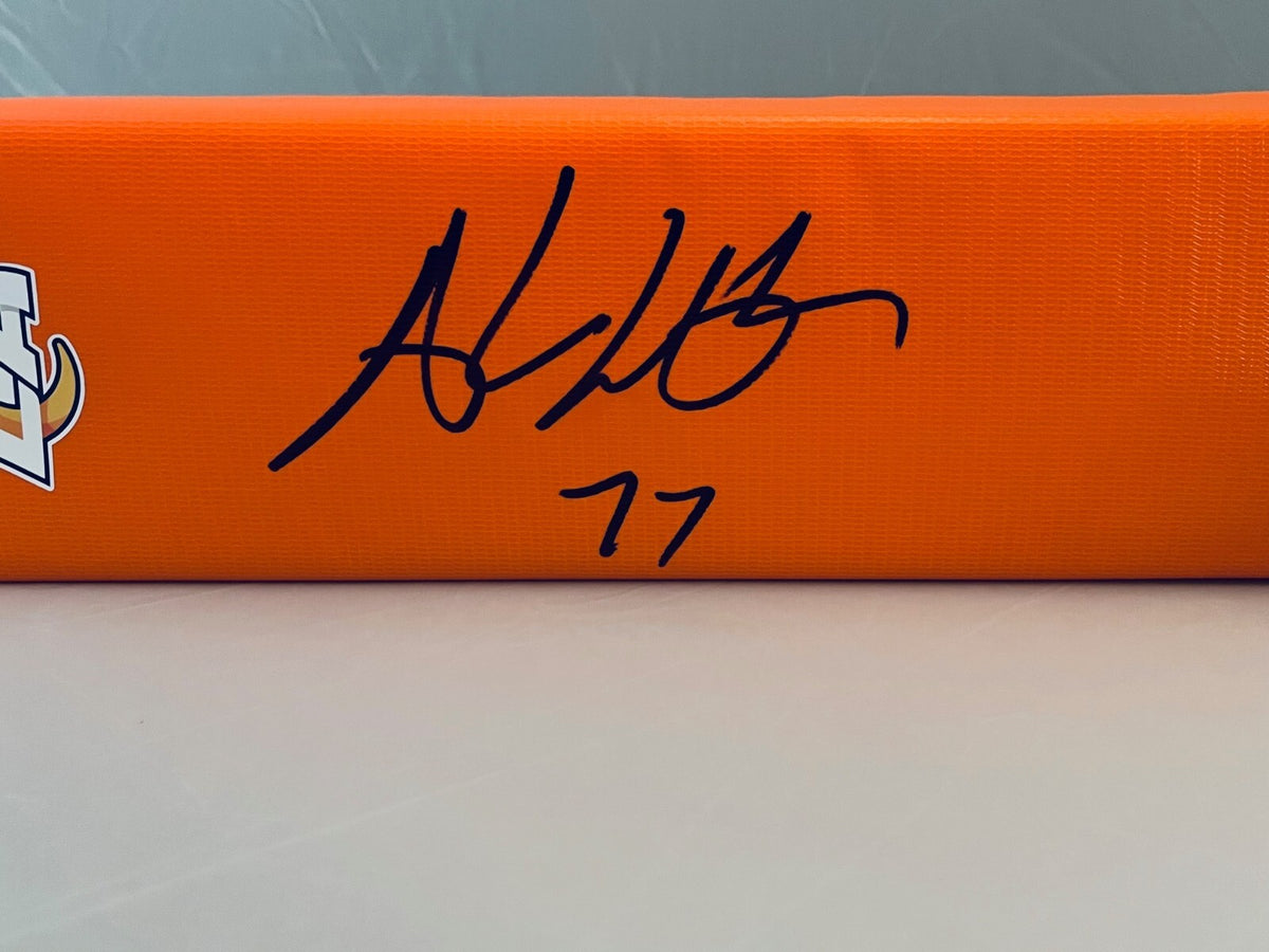 Andrew Whitworth Los Angeles Rams signed Endzone Pylon autographed JSA
