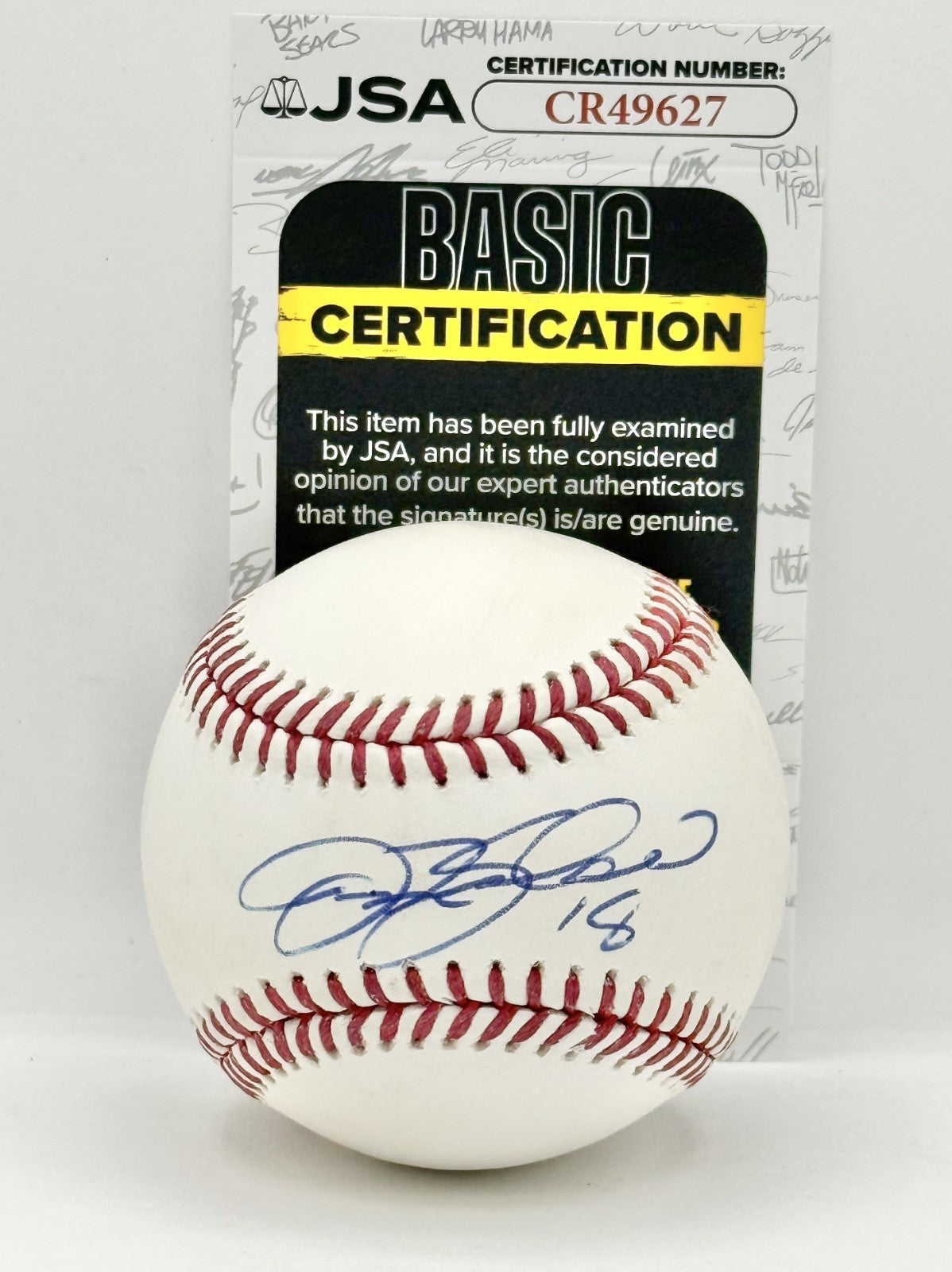 Jason Kendall Pittsburgh Pirates signed MLB Baseball Ball autographed JSA
