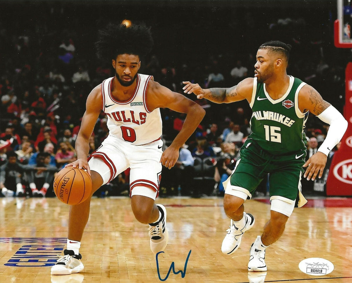 Coby White signed Chicago Bulls 8x10 photo autographed 3 JSA