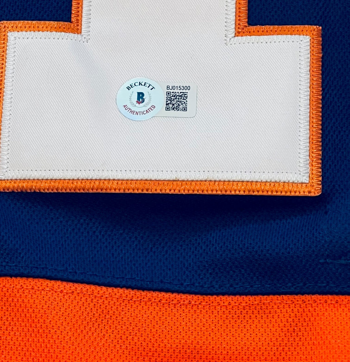 Mathew Barzal signed New York Islanders jersey autographed Beckett COA