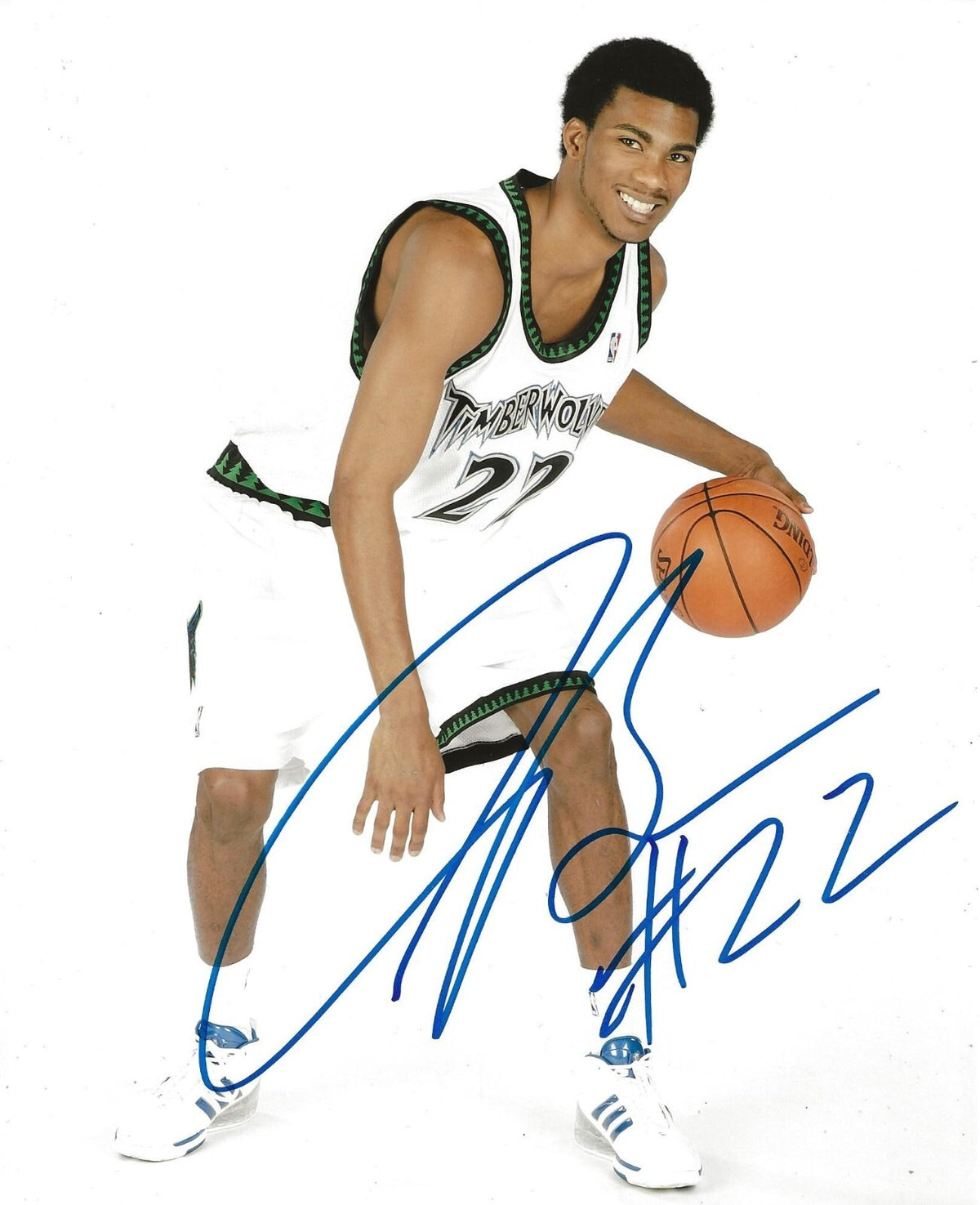 Corey Brewer signed Minnesota Timberwolves 8x10 photo autographed 6