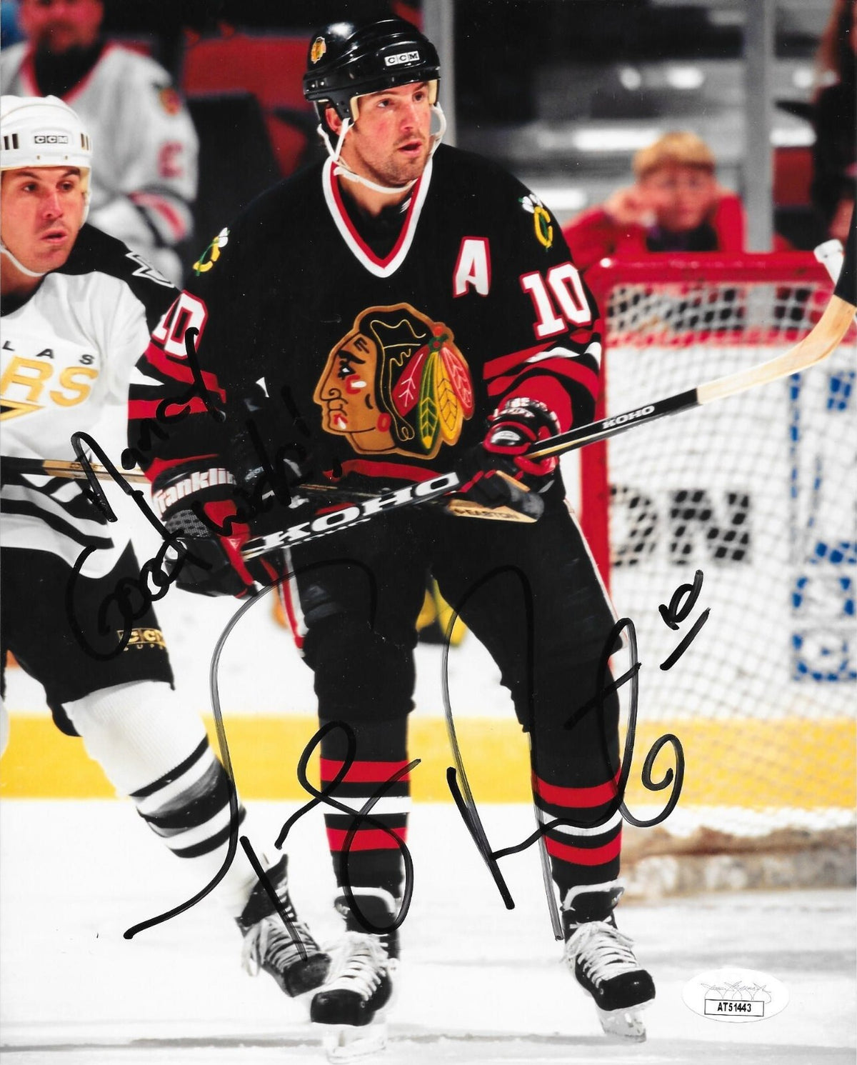 Tony Amonte signed Chicago Blackhawks 8x10 photo autographed Hawks #6 JSA