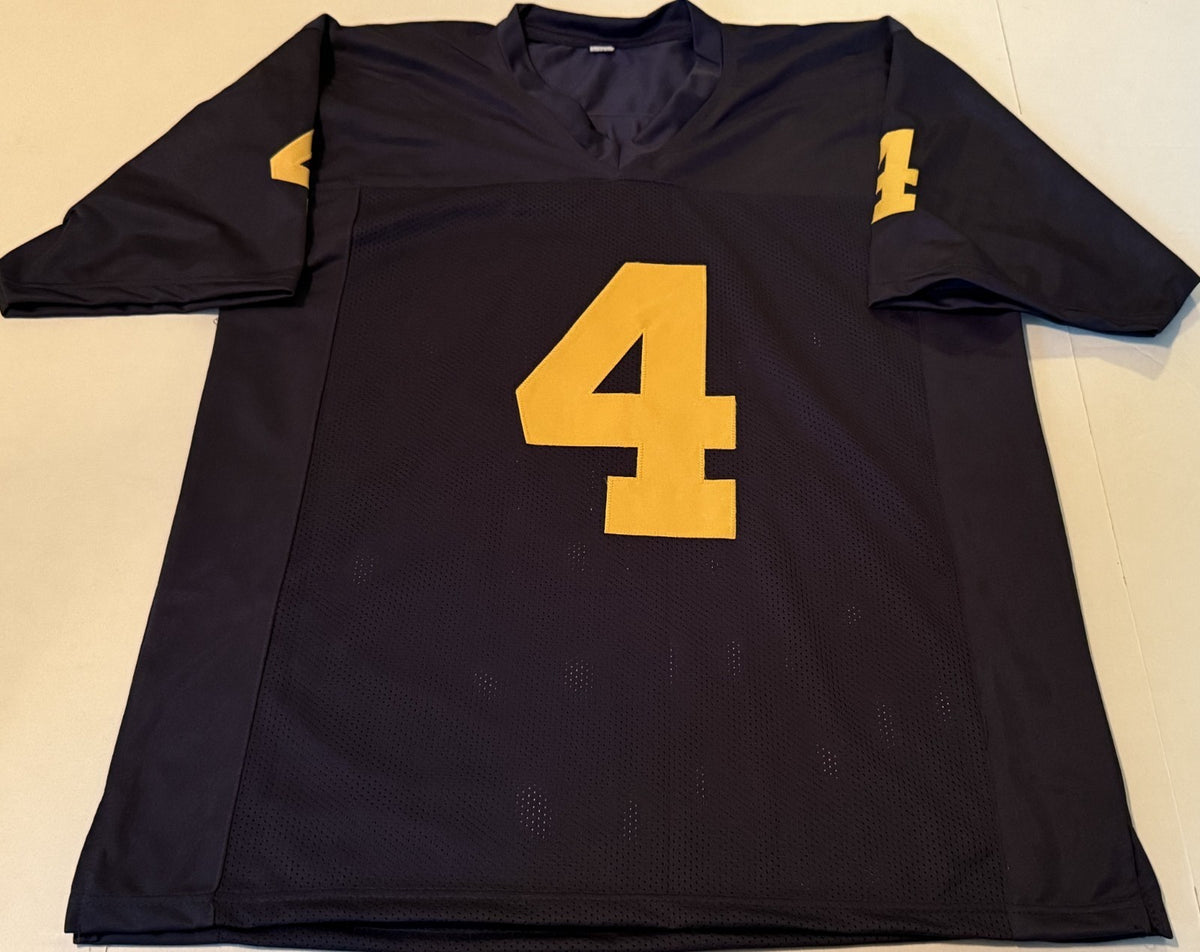 Jim Harbaugh Michigan Wolverines signed Custom jersey autographed JSA COA