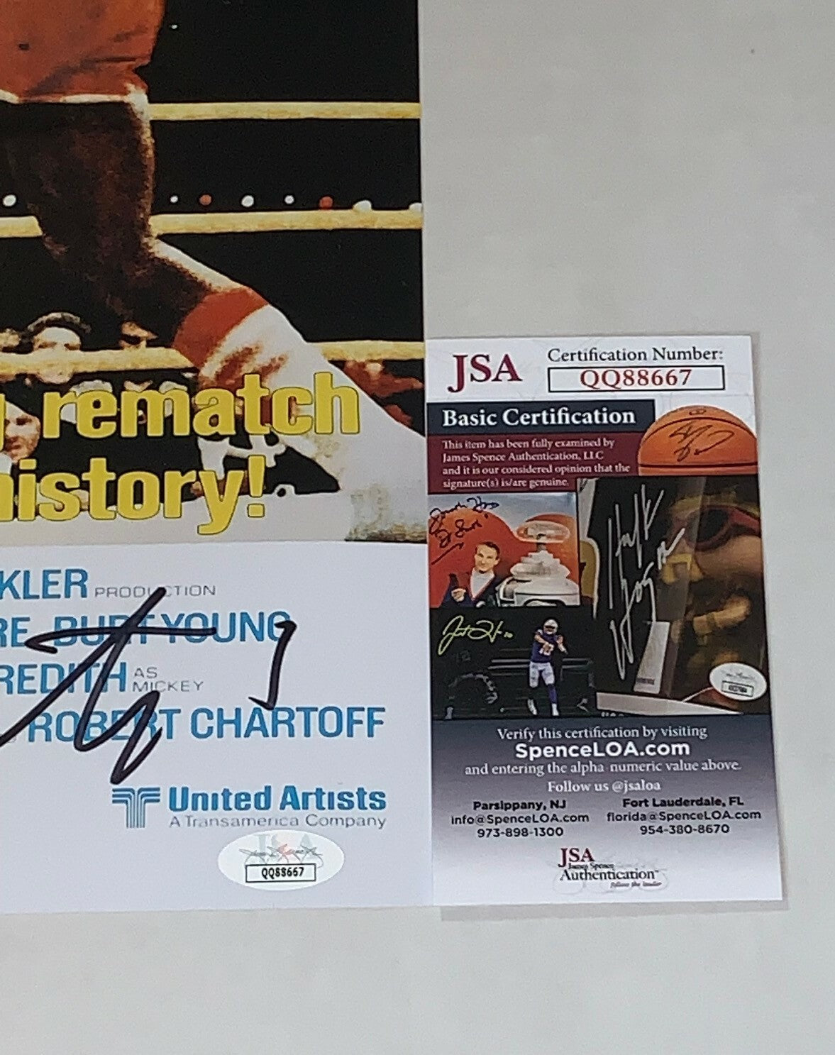 Bill Conti Composer signed Rocky II 11x14 photo autographed JSA Certified