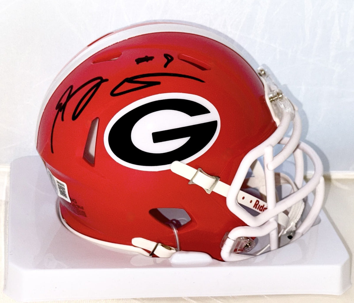 A. J. Green signed Georgia Bulldogs mini helmet autographed Beckett Witnessed