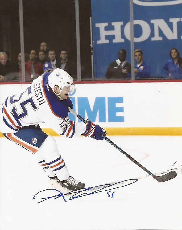 Mark Letestu signed Edmonton Oilers 8x10 photo autographed