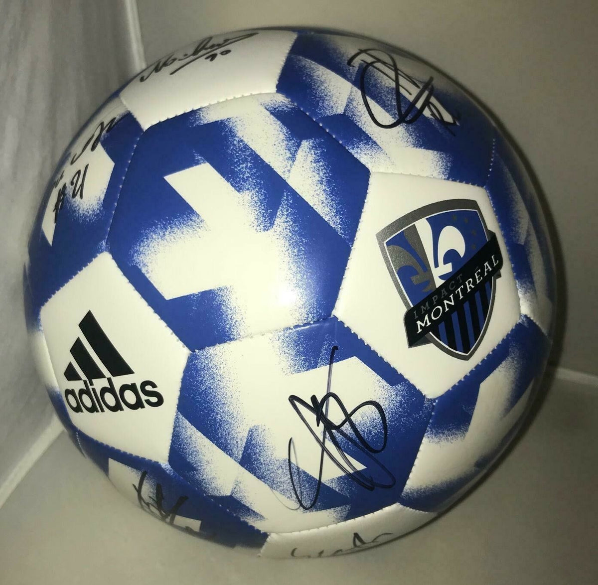 Montreal Impact 2018 team signed Size 5 Adidas Logo Soccer Ball Ignacio Piatti
