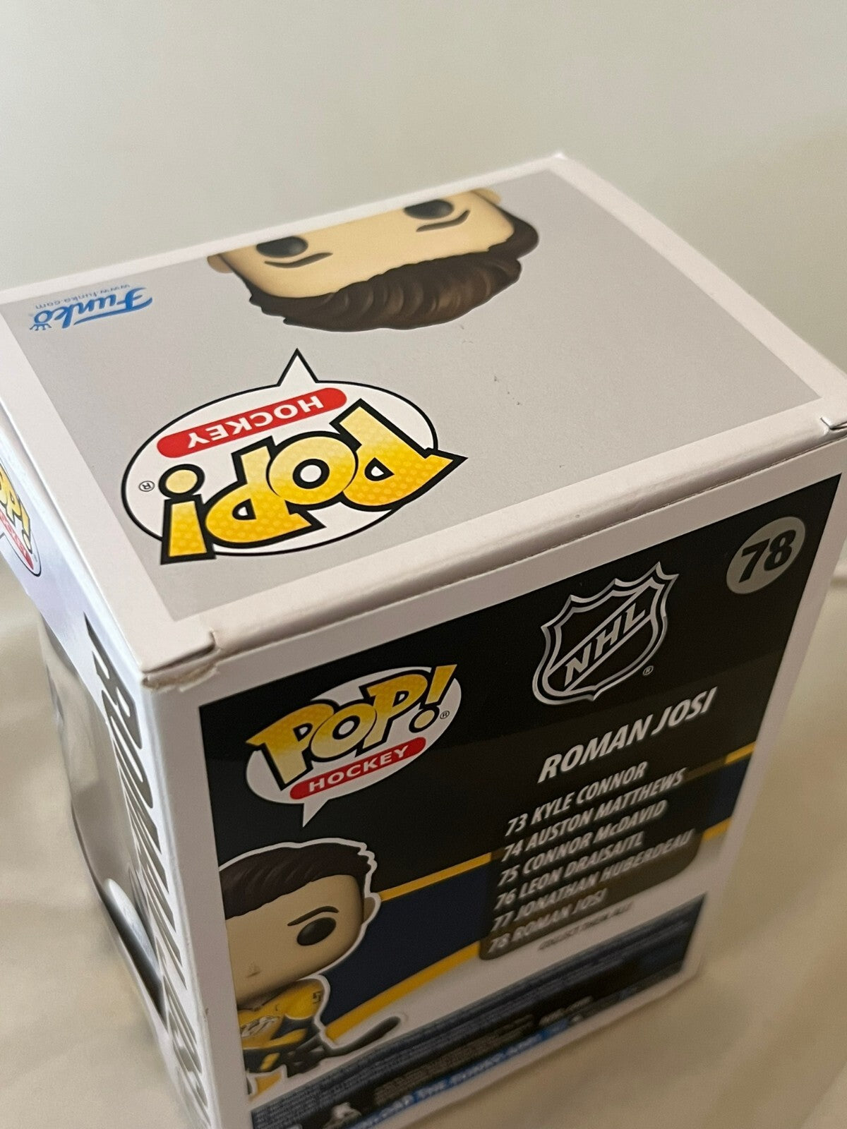 Roman Josi Nashville Predators signed #78 Funko Pop autographed JSA