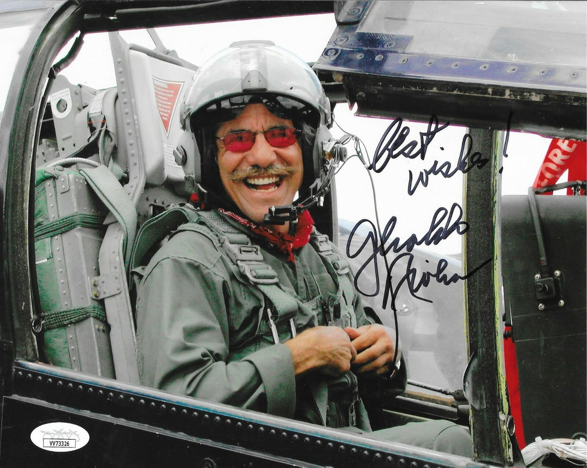 Geraldo Rivera signed Fox News 8x10 photo autographed 2 JSA