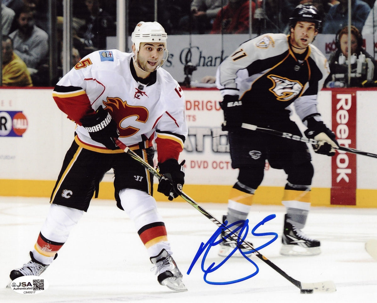 Mark Giordano signed Calgary Flames 8x10 photo autographed #2 JSA