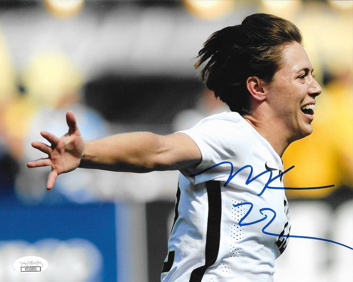 Meghan Klingenberg Thorns NWSL signed Team USA Womens Soccer 8x10 photo JSA 2