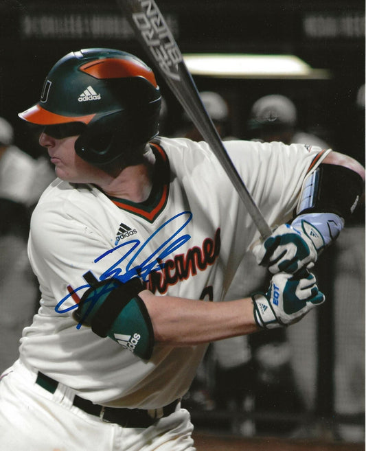 Zack Collins Chicago White Sox signed Miami Hurricanes 8x10 photo autographed