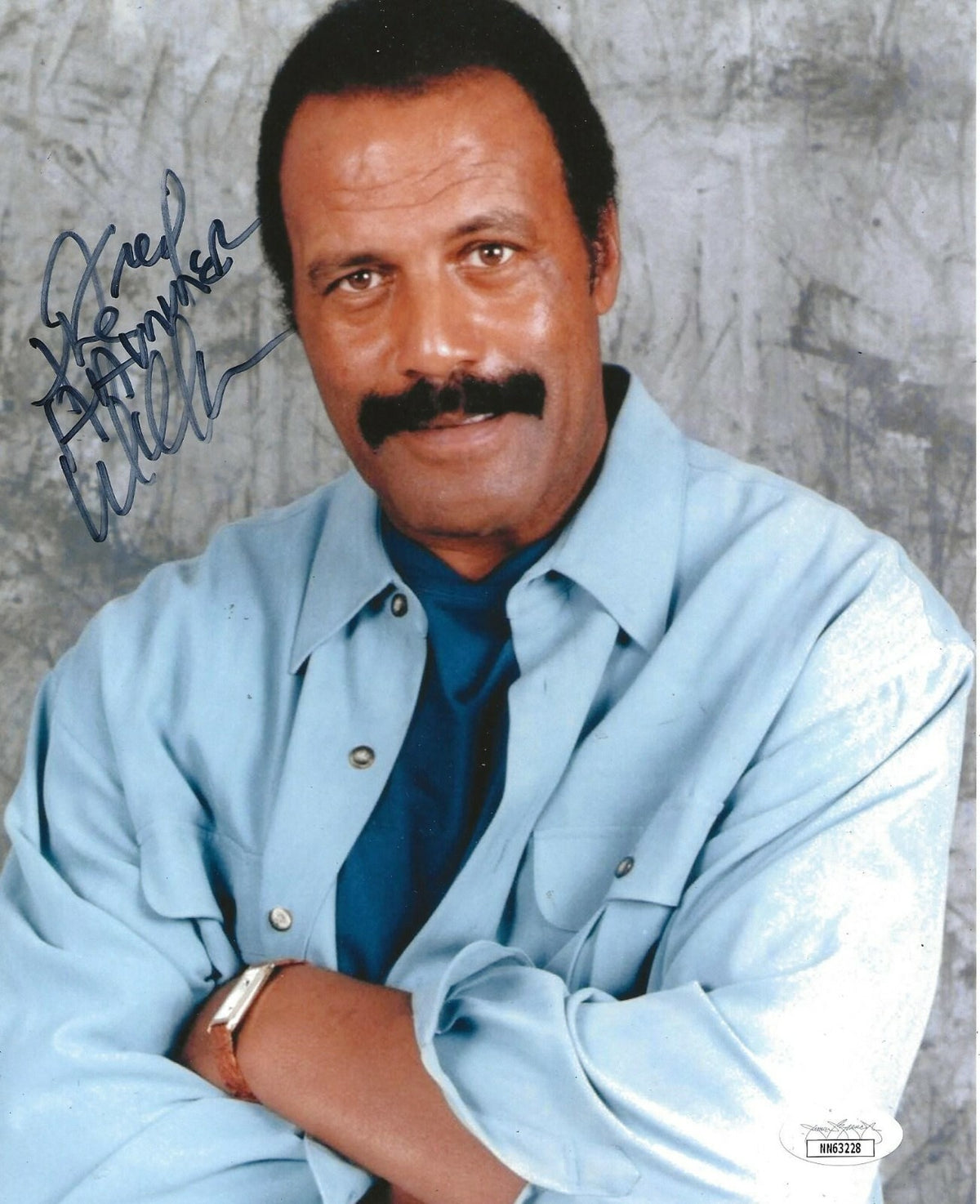 Fred Williamson The Hammer Black Caesar signed 8x10 photo autographed JSA