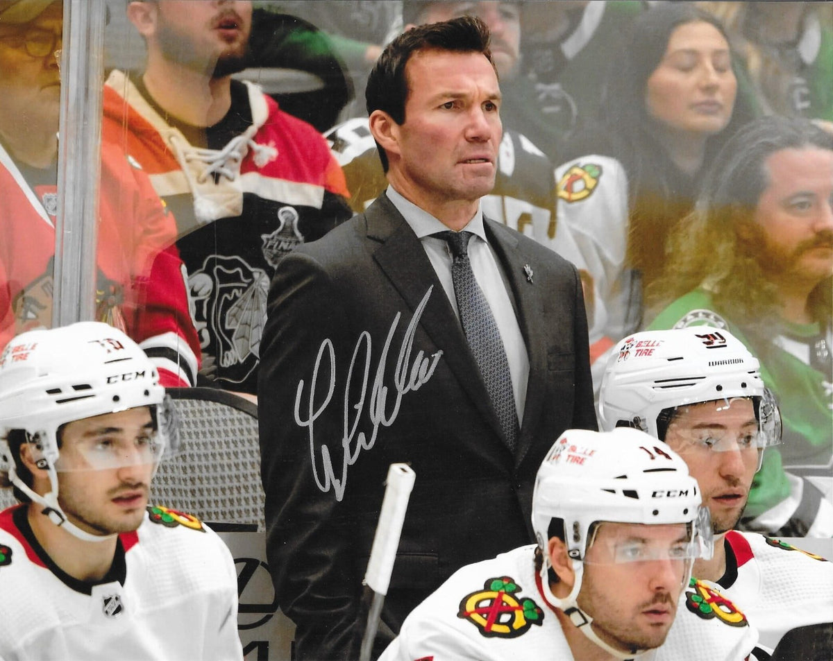 Luke Richardson signed Chicago Blackhawks 8x10 photo autographed Hawks #1