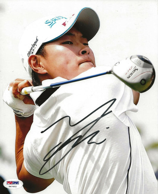 Yoshinori Fujimoto Japan signed Golf 8x10 photo autographed PSA Sticker Only
