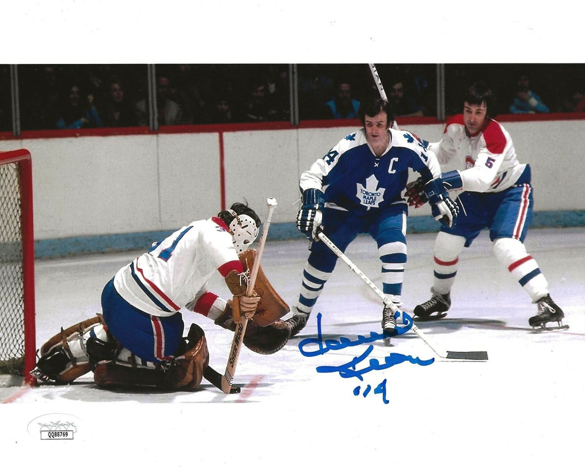 Dave Keon signed Toronto Maple Leafs 8x10 photo autographed HOF 3 JSA