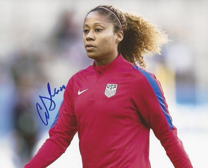 Casey Short USA Womens Soccer signed Team USA 8x10 photo autographed 2
