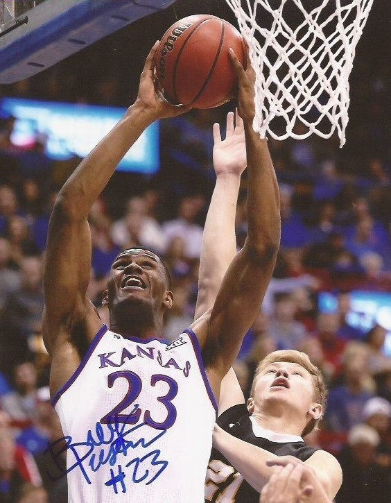 Billy Preston signed Kansas Jayhawks 8x10 photo 2018 NBA Draft 5