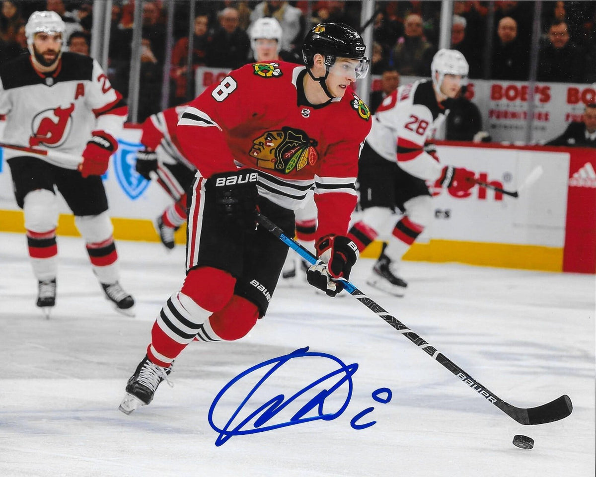 Dominik Kubalik signed Chicago Blackhawks 8x10 photo autographed Hawks 11 