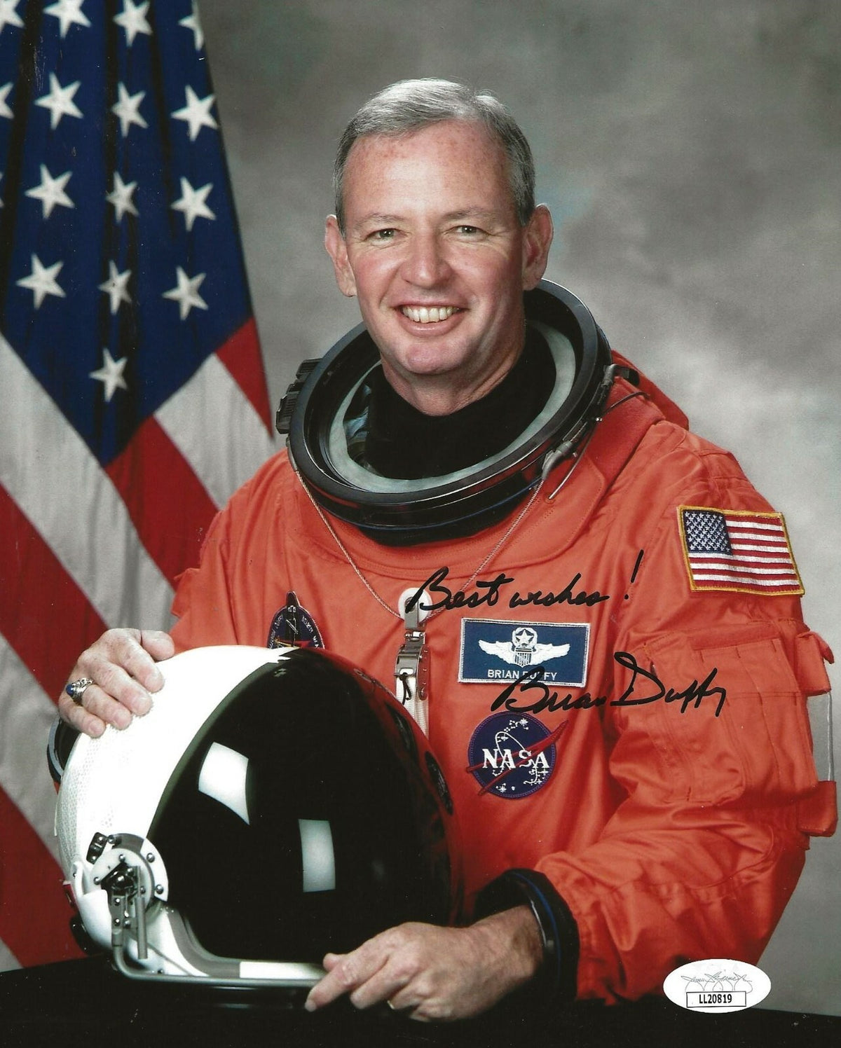 Brian Duffy NASA signed 8x10 photo Astronaut autographed JSA Certified