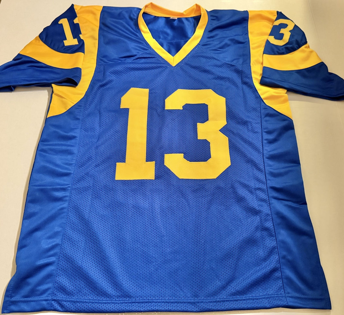 Kurt Warner St. Louis Rams signed Custom jersey autographed #2 JSA