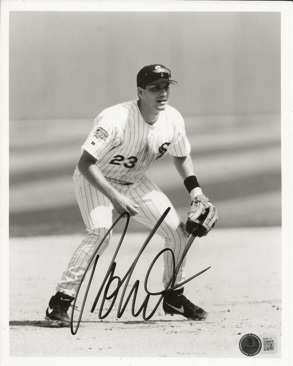 Robin Ventura signed Chicago White Sox 8x10 photo autographed #2 Beckett COA