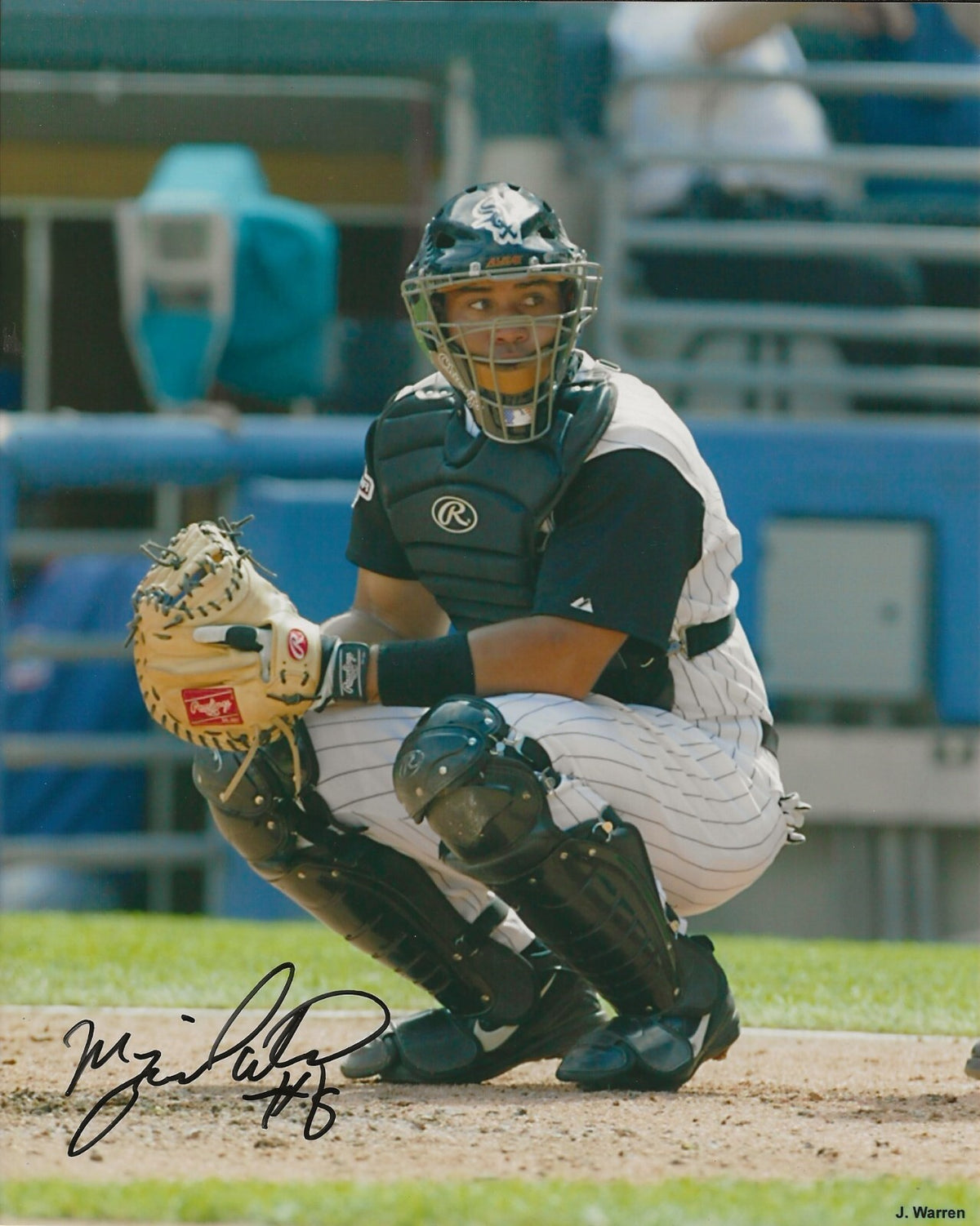 Miguel Olivo signed Chicago White Sox 8x10 photo autographed