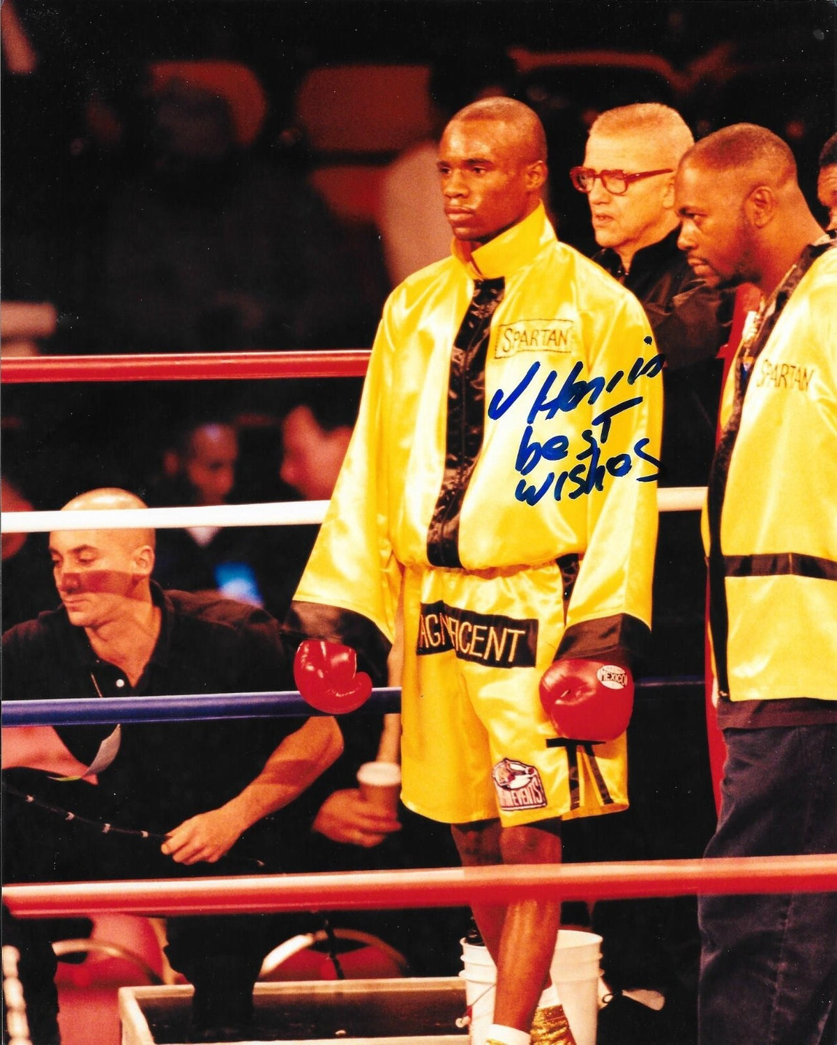 Vivian Harris "Vicious" signed Boxing 8x10 photo autographed