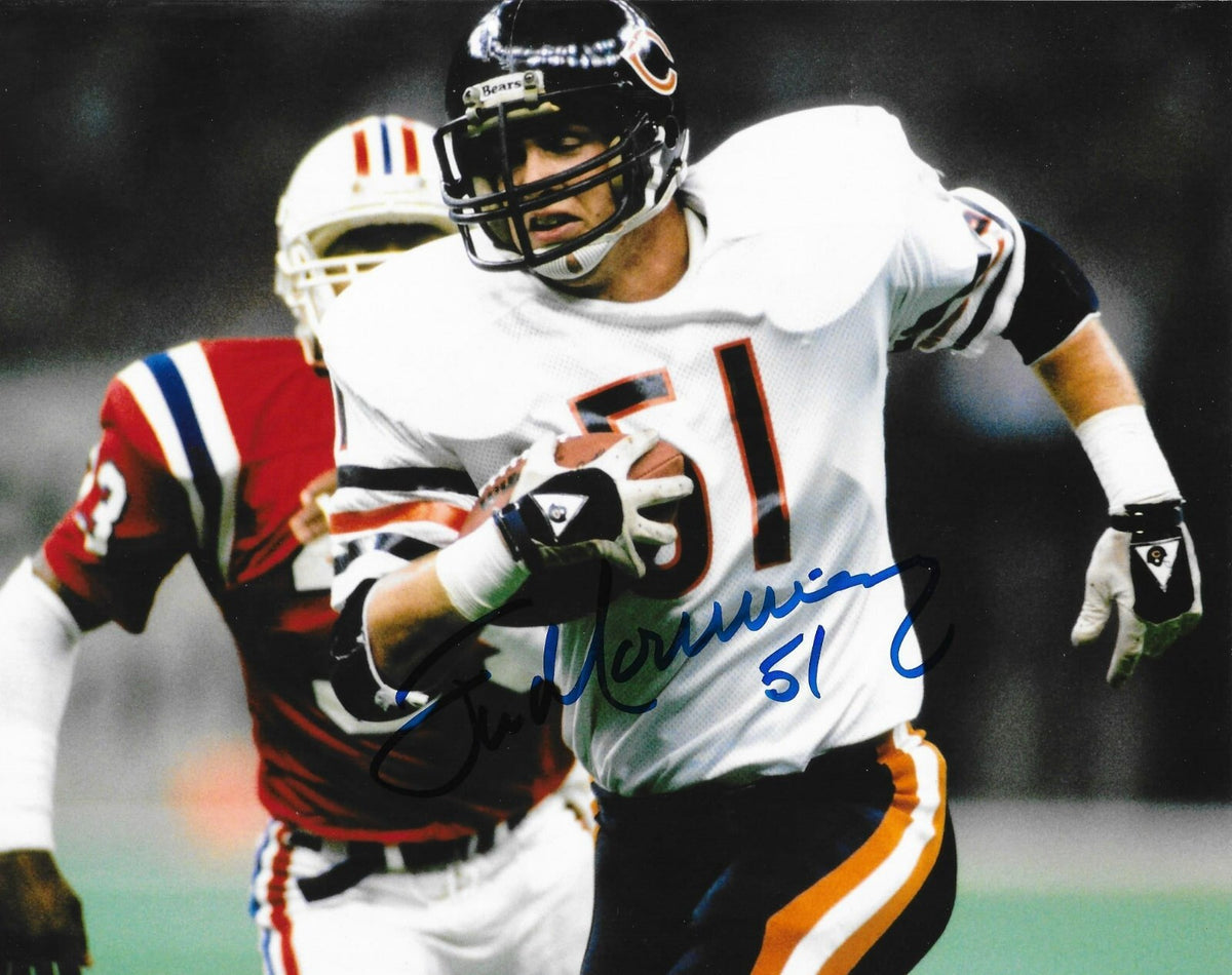Jim Morrissey signed Chicago Bears 8x10 photo autographed