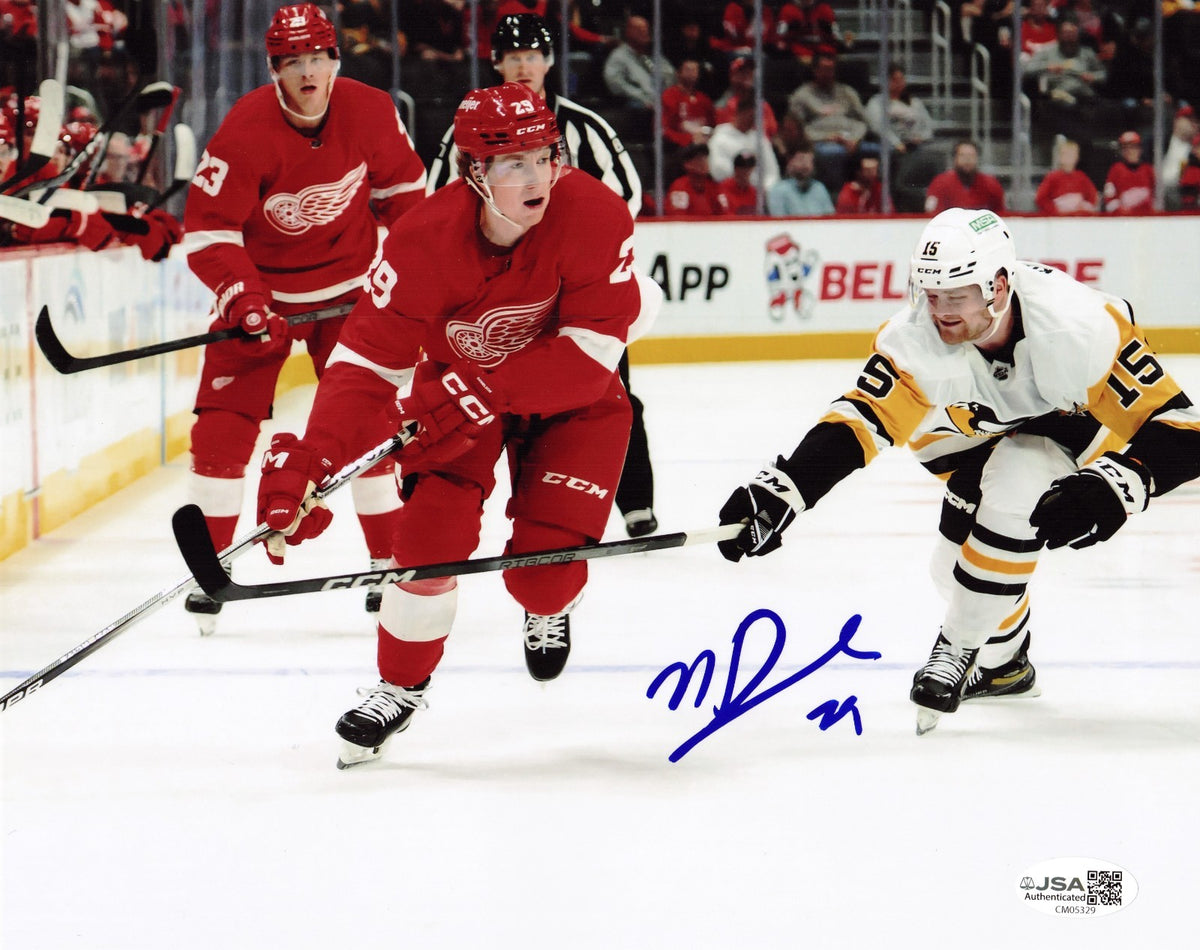 Nate Danielson signed Detroit Red Wings 8x10 photo autographed #4 JSA