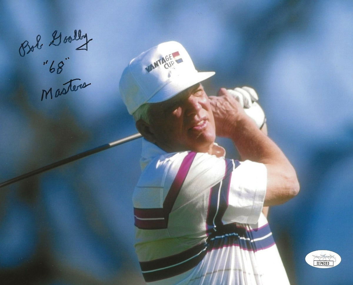Bob Goalby 1968 Masters Winner signed Golf 8x10 photo autographed JSA