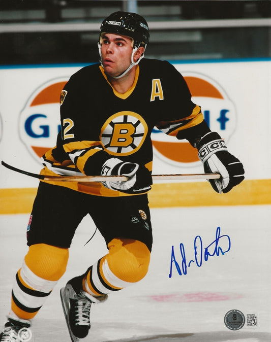 Adam Oates signed Boston Bruins 8x10 photo autographed Beckett COA