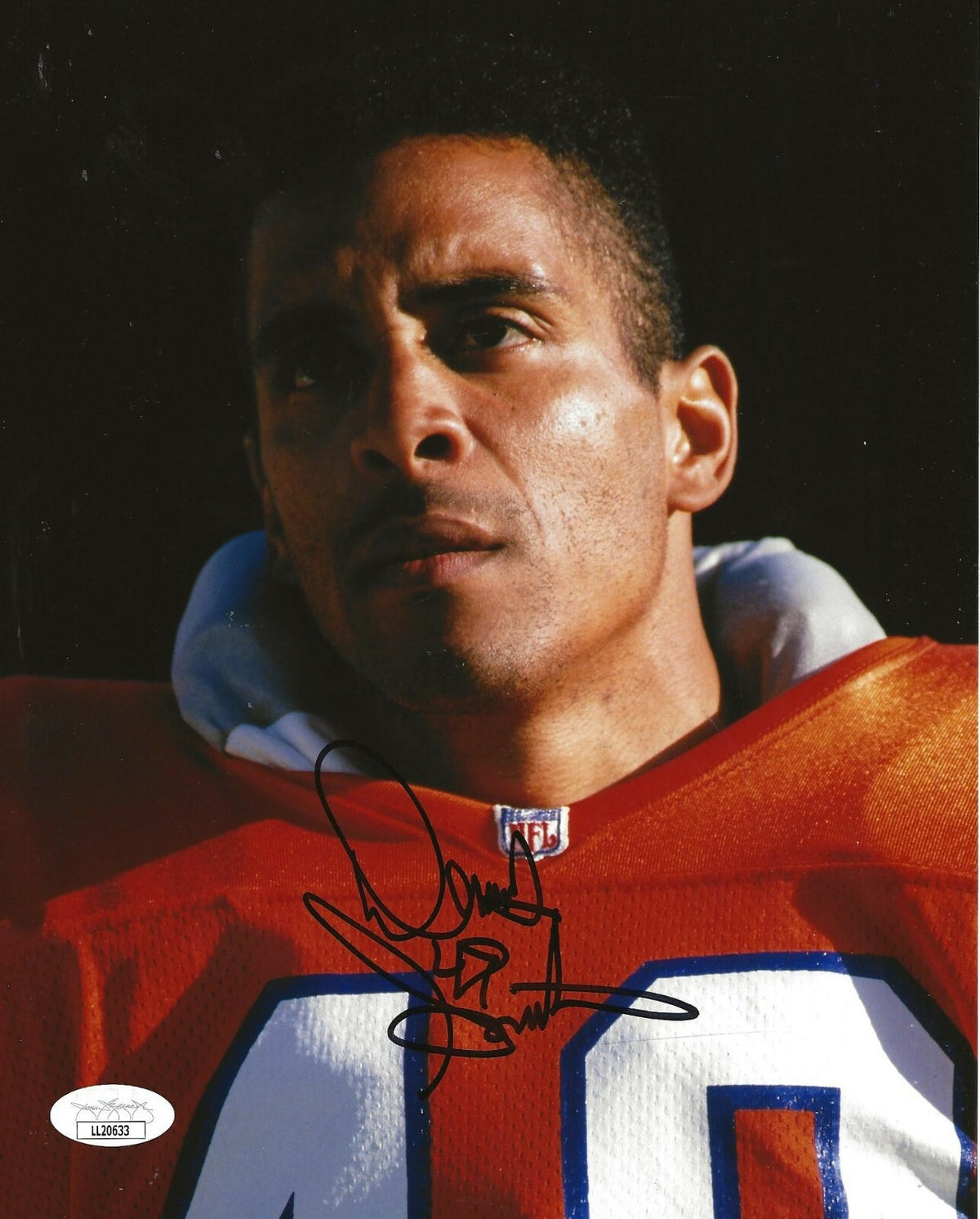 Dennis Smith signed Denver Broncos 8x10 photo autographed 3 JSA