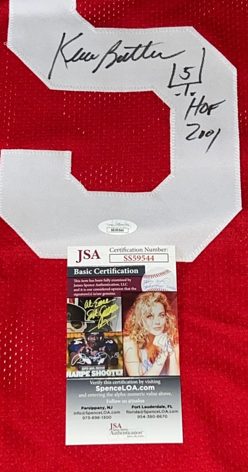 Kevin Butler Georgia Bulldogs signed Custom jersey autographed W/ HOF Inscr. JSA
