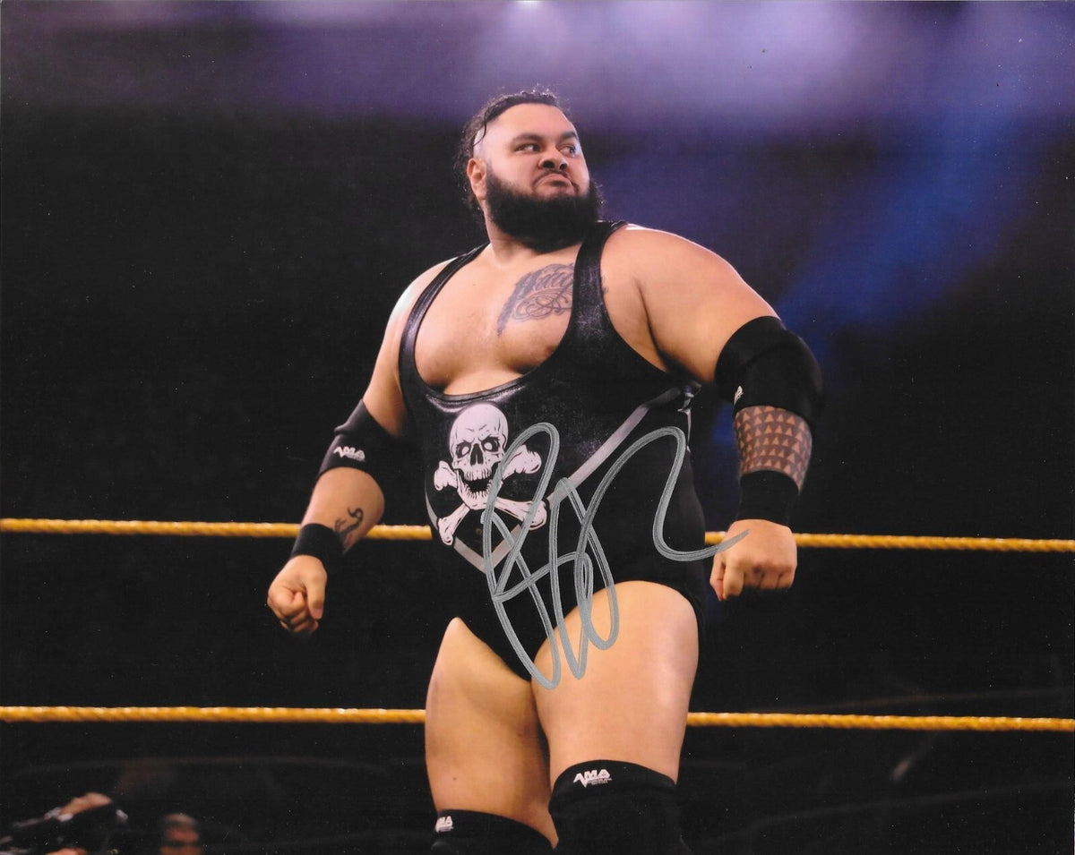 Bronson Reed WWE signed Wrestling 8x10 photo autographed NXT American Champion 4