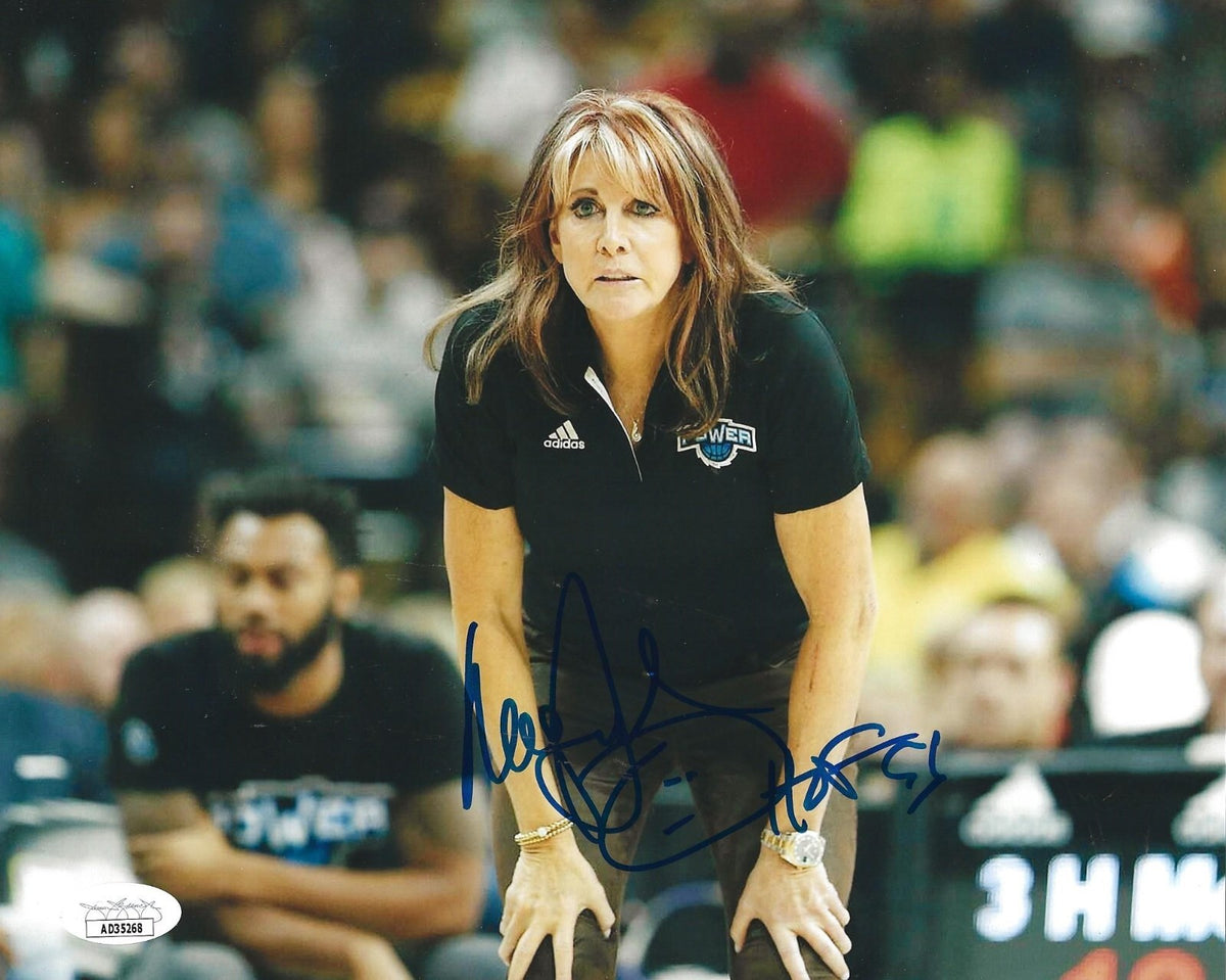 Nancy Lieberman Phoenix Mercury Big 3 signed 8x10 photo autographed HOF 2 JSA
