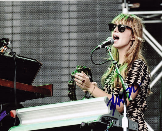 Zoe Manville Portugal. The Man signed 8x10 photo autographed #3