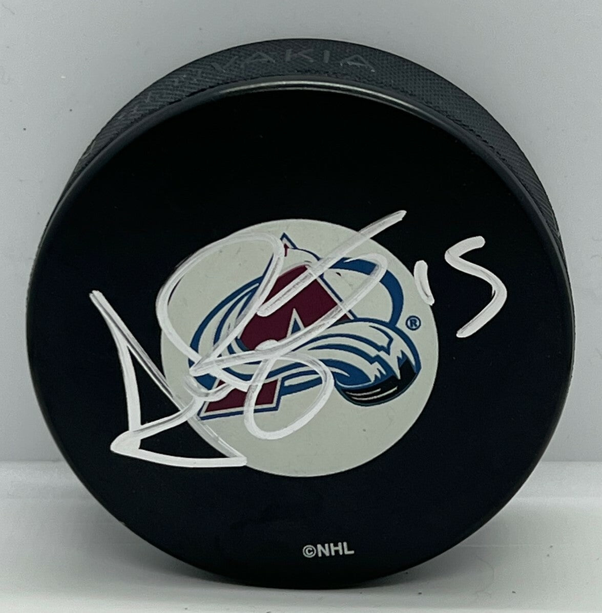 Andrew Brunette signed Colorado Avalanche Puck autographed Avs