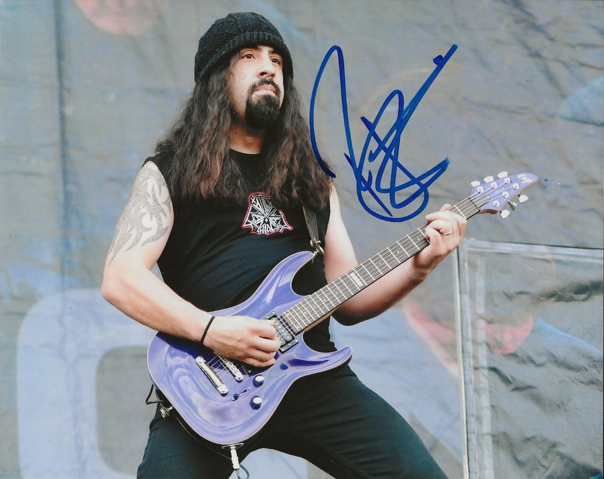 Rob Caggiano Anthrax signed 8x10 photo autographed #2