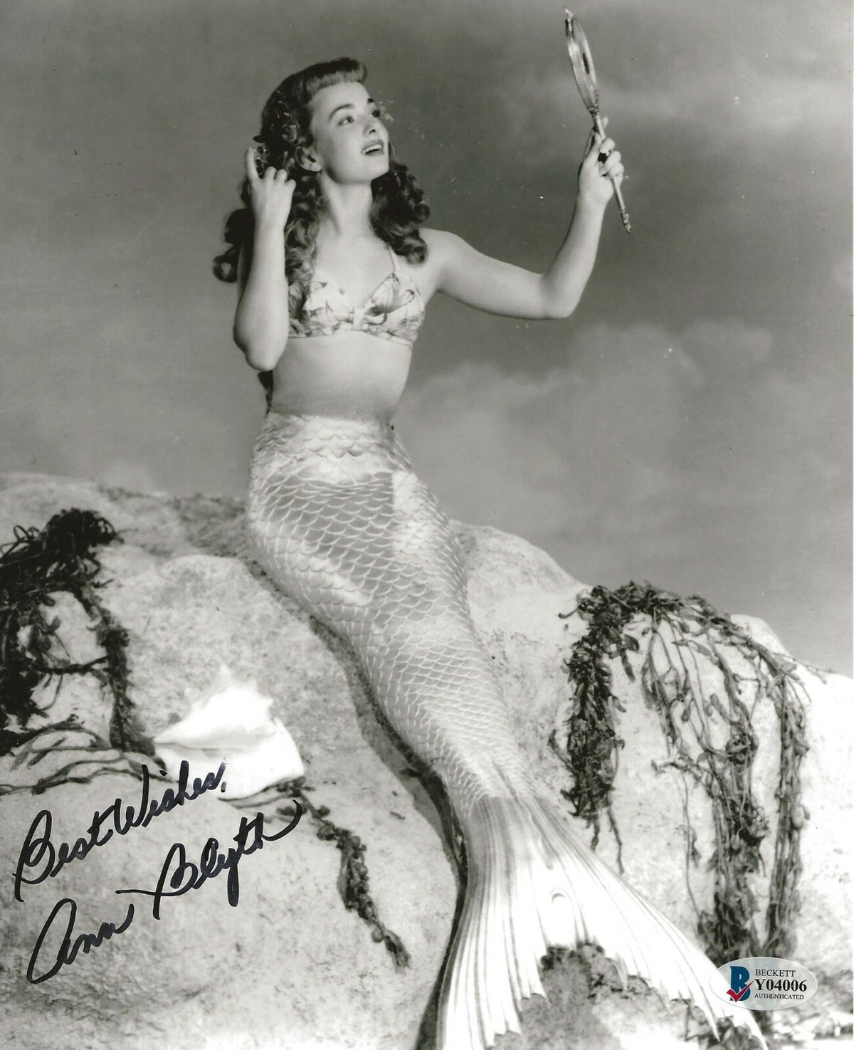 Ann Blyth signed Mildred Pierce 8x10 photo autographed BAS Beckett