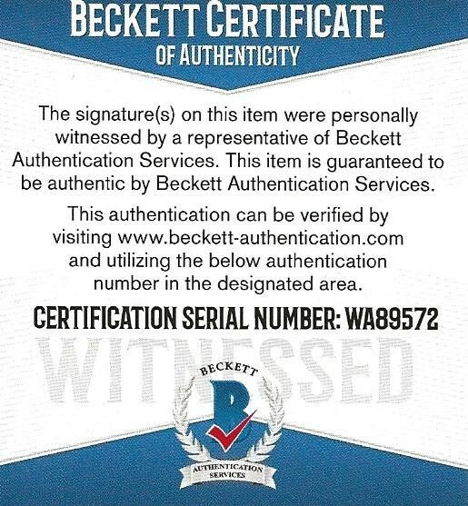 Frank Thomas White Sox signed Sports Illustrated SI Magazine Beckett Witnessed