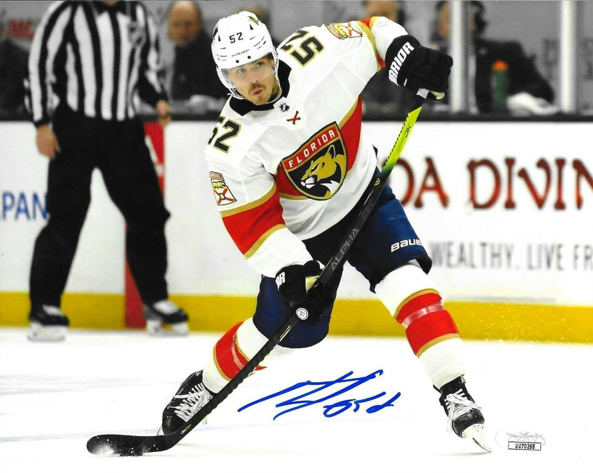 MacKenzie Weegar signed Florida Panthers 8x10 photo autographed 4 JSA