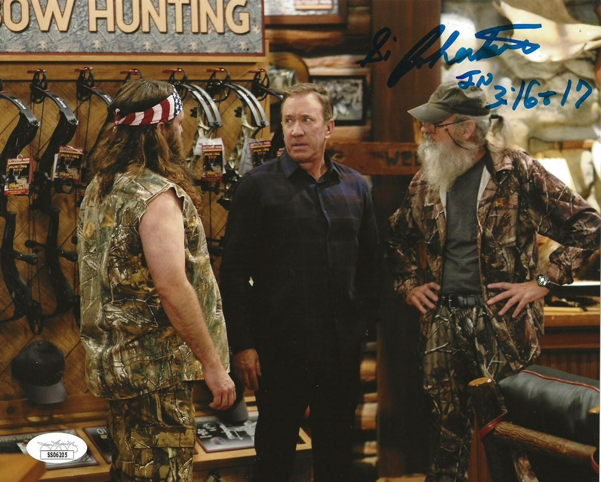 Si Robertson Duck Dynasty signed Last Man Standing 8x10 photo autographed 3 JSA 