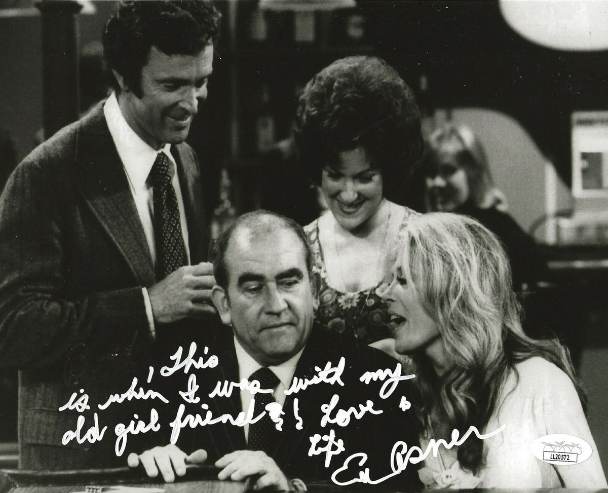 Ed Asner The Mary Tyler Moore Show signed Lou Grant 8x10 photo autographed 3 JSA